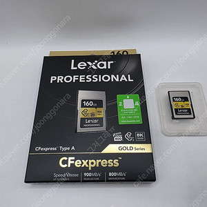 렉사 Professional CFexpress Type A 160G 골드 메모리카드