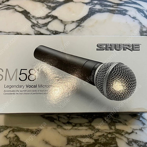 슈어 SM58K-LC 마이크 정품팝니다.