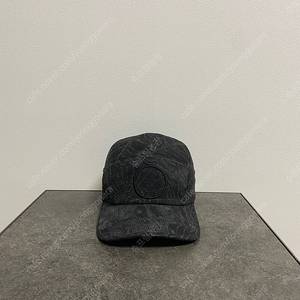 슈프림X스톤아일랜드 콜라보 블랙 캠프캡 모자