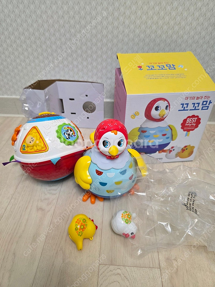 블루래빗 꼬꼬맘 & 브이텍 깜짝볼 한영버전 아기 움직이...--0