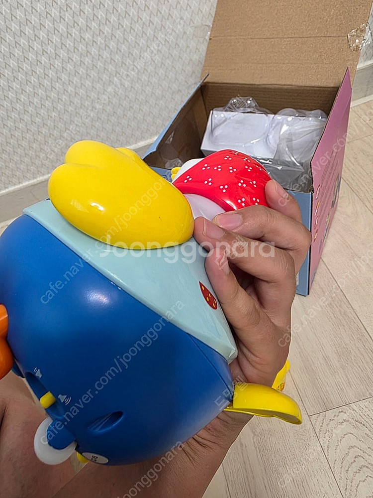 블루래빗 꼬꼬맘 & 브이텍 깜짝볼 한영버전 아기 움직이...--5