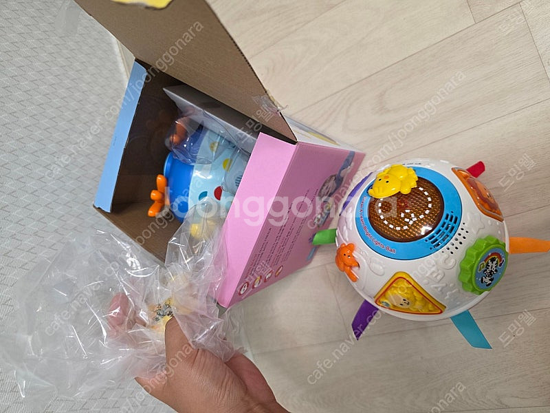 블루래빗 꼬꼬맘 & 브이텍 깜짝볼 한영버전 아기 움직이...--8