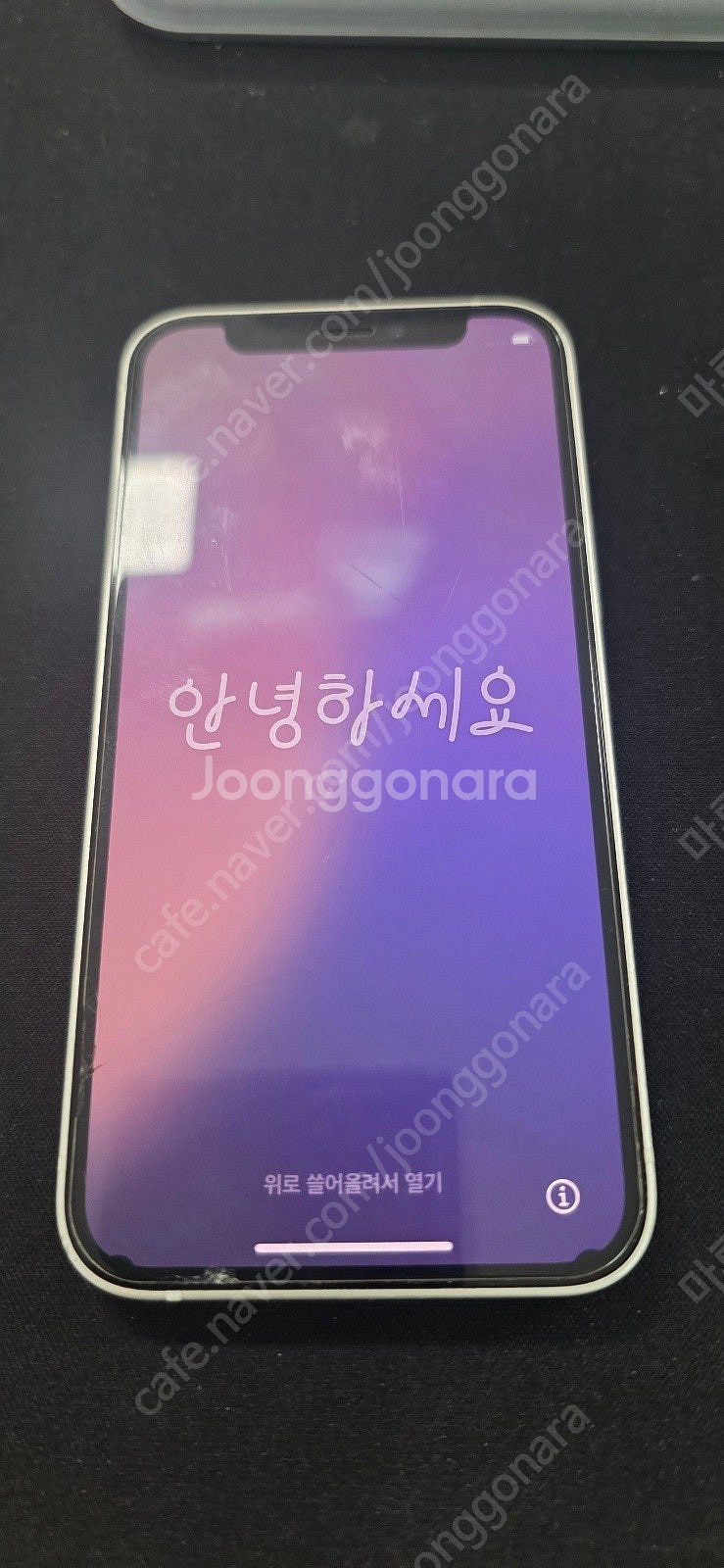 아이폰 12 미니 64GB 화이트 중고 팝니다.--0