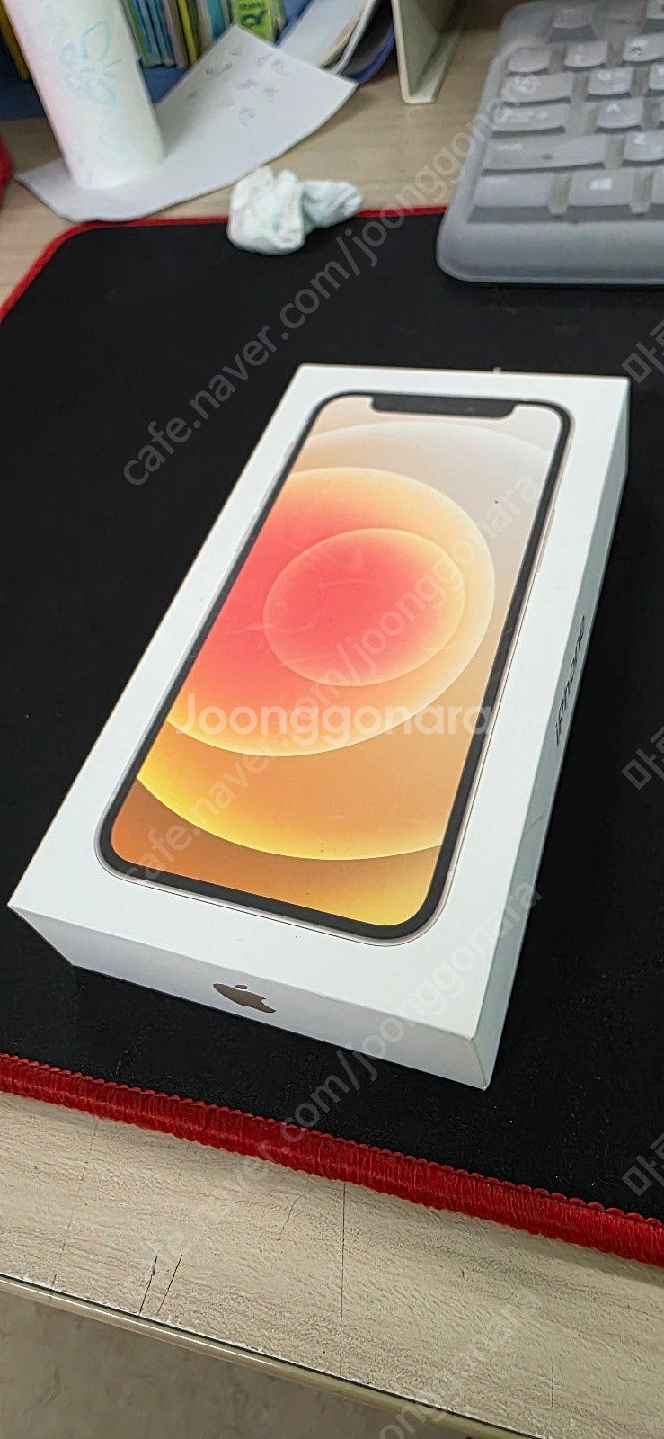 아이폰 12 미니 64GB 화이트 중고 팝니다.--7
