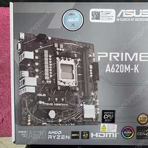미개봉,새상품 ASUS PRIME H620M-K, AMD 라이젠 7500F, 삼성 DDR5 16G 5600