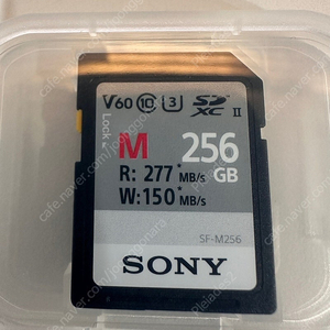 SONY SF-M256 메모리 카드 판매합니다.