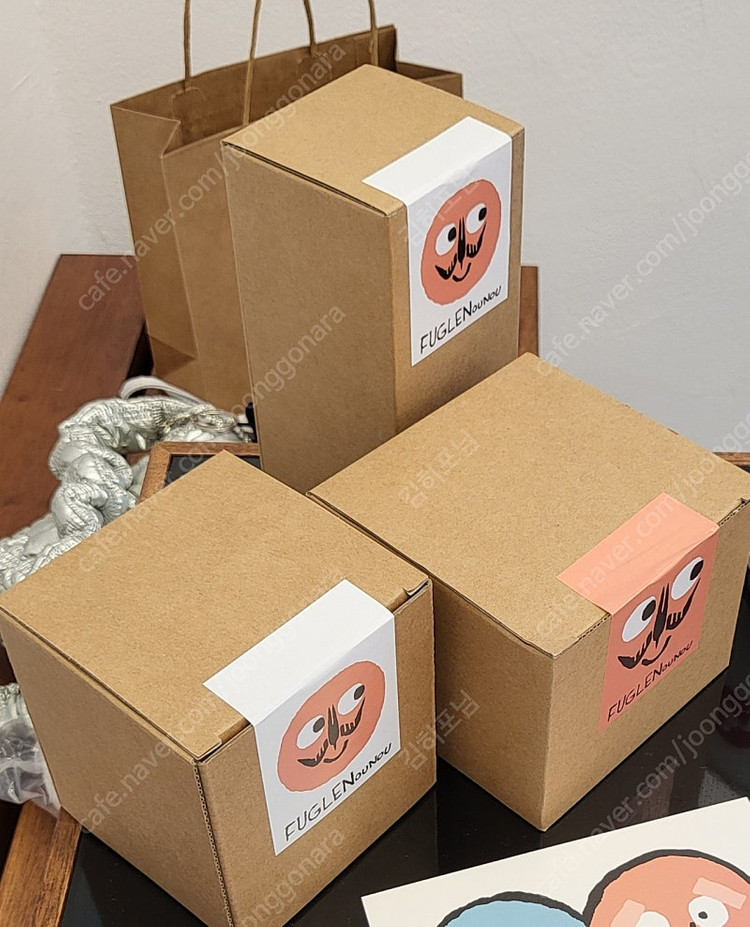 장줄리앙 누누 푸글렌 콜라보 컵 새상품 판매 이미지