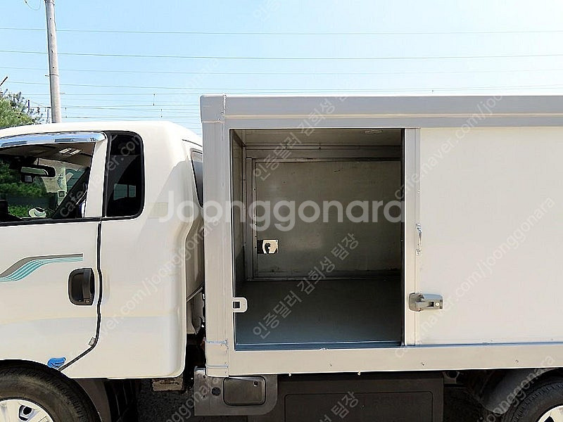 중고 봉고3 EV 1톤 킹캡 내장탑차 흰색 2020년식...--7