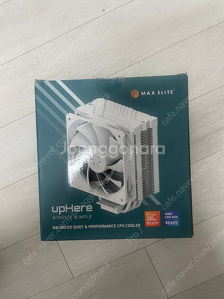 UpHere N1055CF SIMPLE 화이트 CPU 쿨러 매개봉 새상품판매합니다.--0
