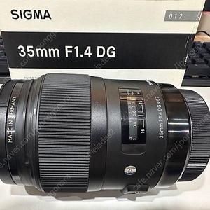 시그마 아트 35mm f1.4 DG 캐논마운트, 사무식 판매합니다.