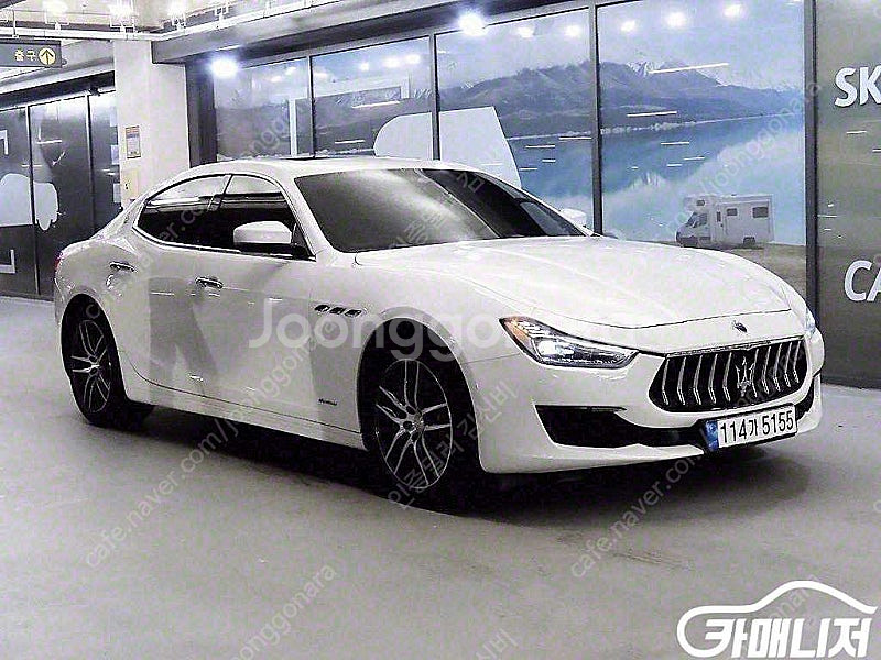 수원중고차 기블리 3.0 그란루쏘 2020 년식 흰색 ...--0