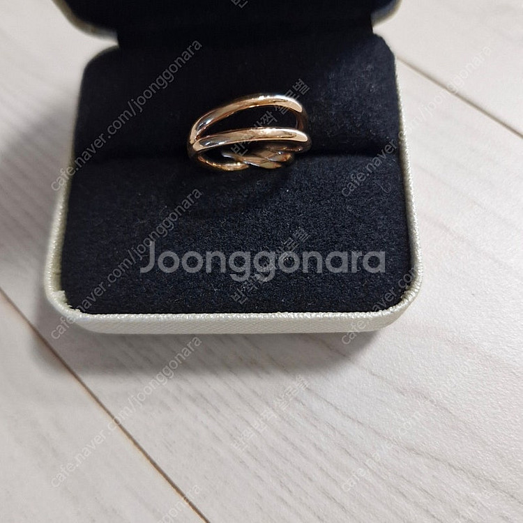티파니 스타일 18k 반지. 꼬임반지, 매듭반지--2