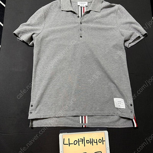 [ 4 ] 톰브라운 백스트라이프 pk 셔츠 그레이