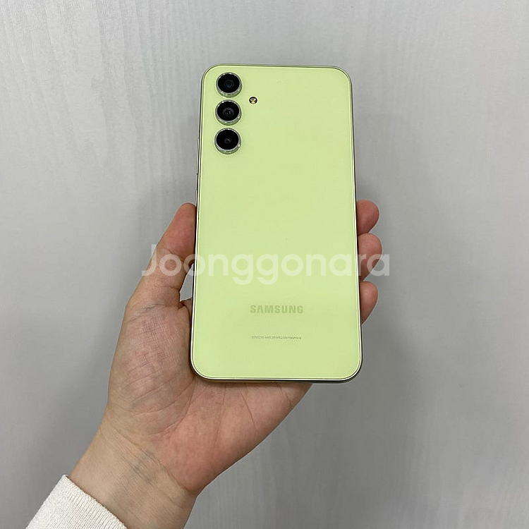 91142 갤럭시A54 라임 128GB 부산 중고폰 팝...--3