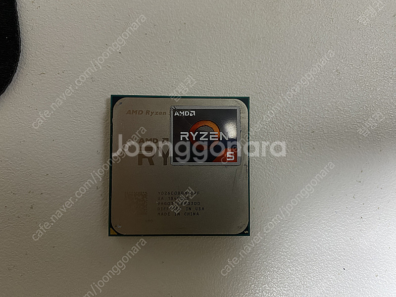 Amd ryzen 2600x cpu 판매합니다.--1