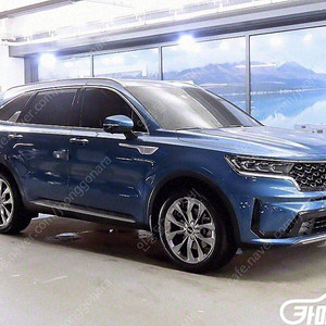 수원중고차 쏘렌토 4세대(MQ4) 가솔린 2.5T 4WD 시그니처 2021 년식 파란색 상태 최상 중고차