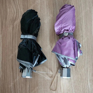 3단우산 휴대용 접이식 우산 블랙 라벤더 퍼플 보라