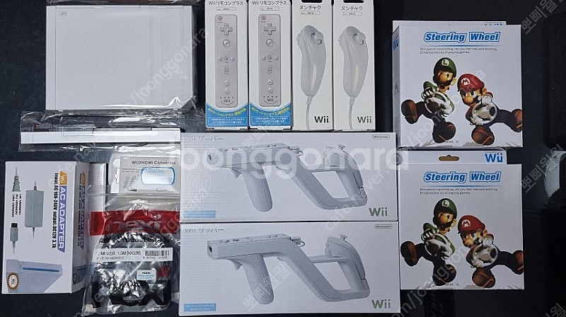 닌텐도 wii 호환 4인세트, 게임, 기기 포함 판매합...--0