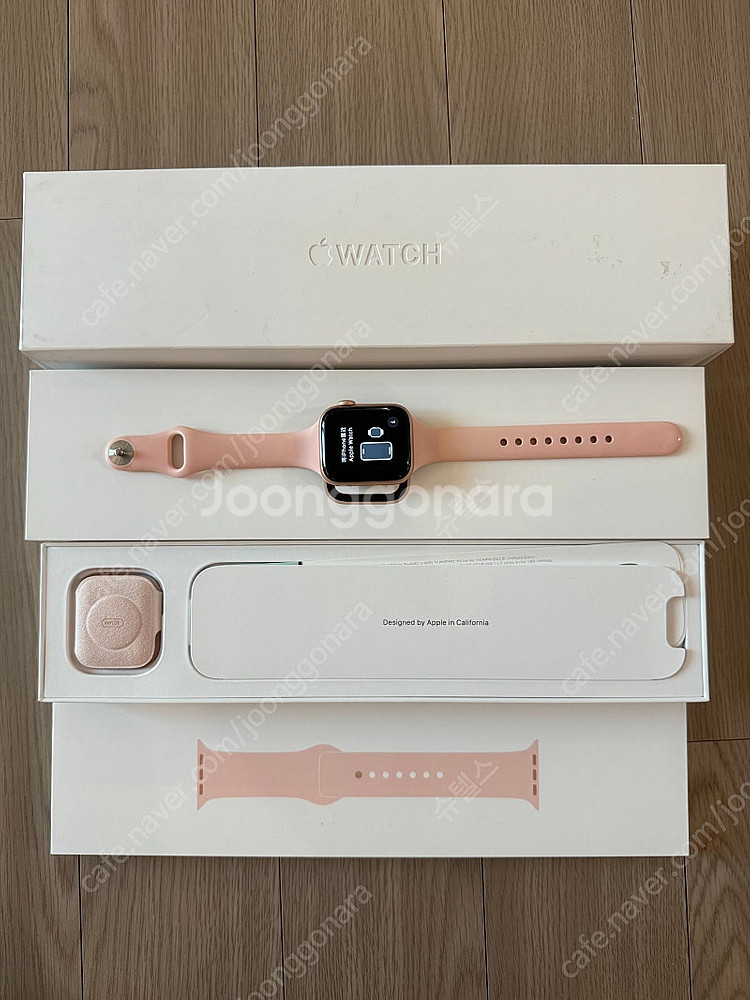 애플워치4 로즈골드 40mm--0