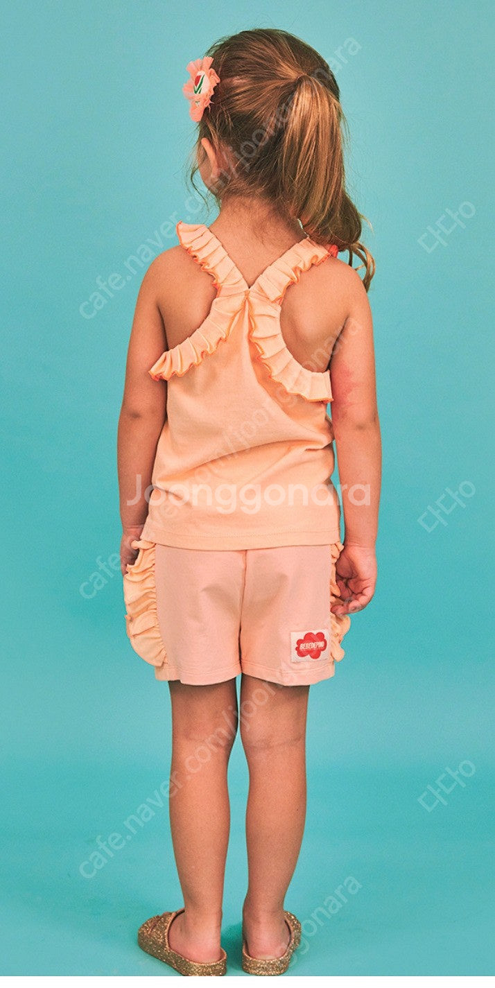 베베드피노 애플 밀크 러플 상, 하세트 100사이즈 (미개봉새상품)--1