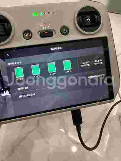 dji 매빅3프로 콤보 + 2년 케어, 충전 한 자릿수...--3