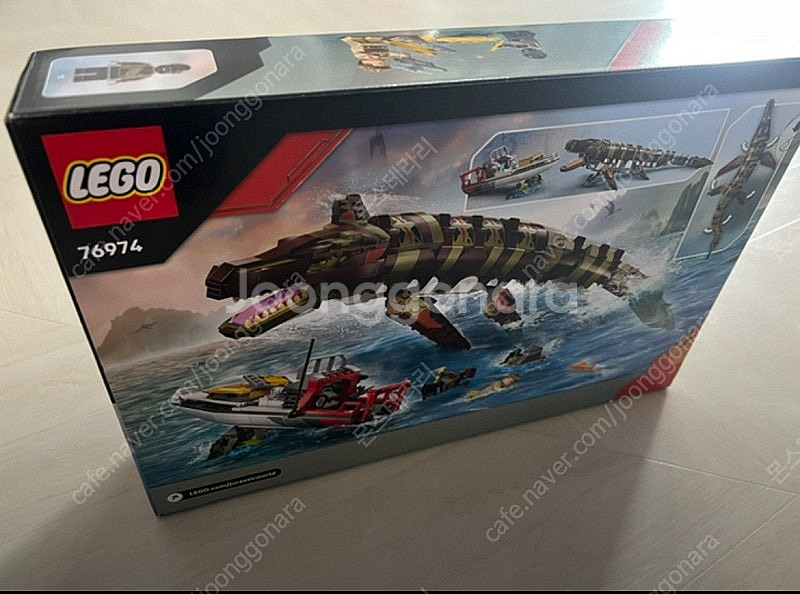 레고 쥬라기 월드 76974 브릭 조립식 모사사우루스 보트 미션 새제품--0