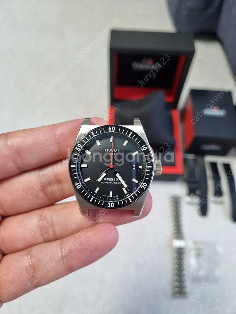 티쏘 PR516 파워매틱80 검판 쥬빌레 브레이슬릿 (...--3