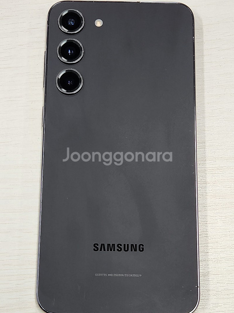갤럭시 S23플러스 블랙색상 256용량 상태좋은 무잔상...--0