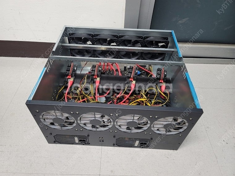 채굴 머신으로 사용하던 본체 (그래픽 제외) 900w ...--0