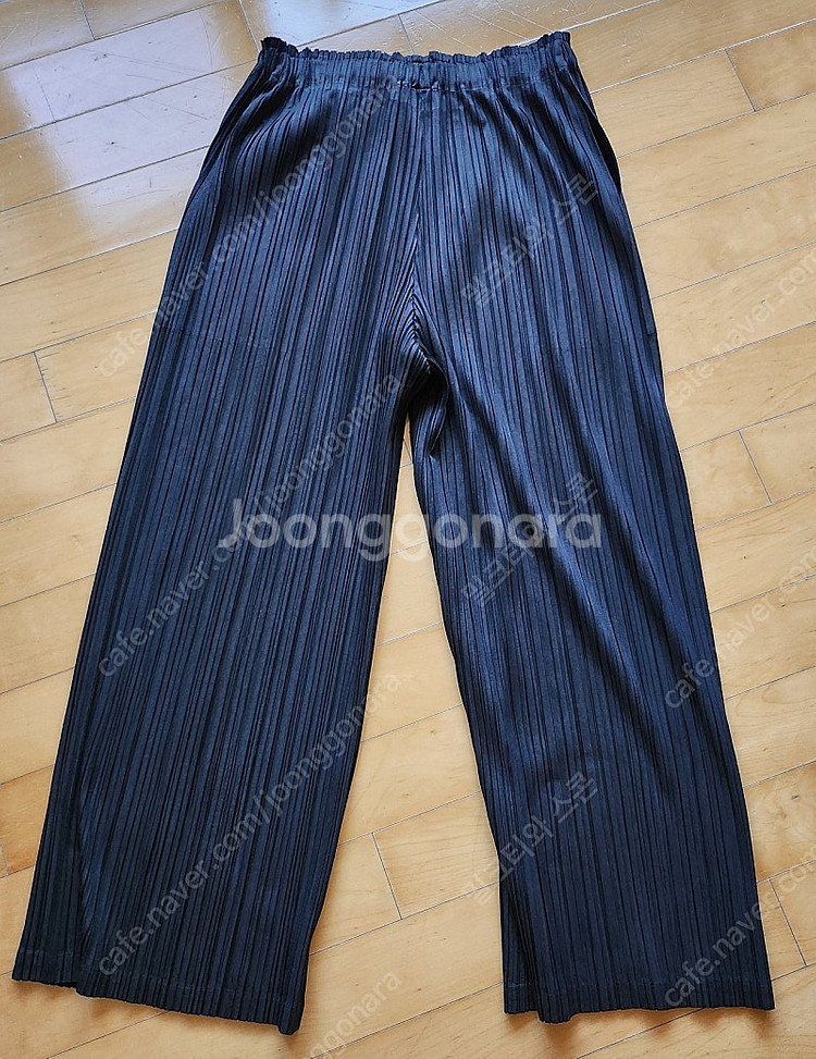 플리츠플리즈 블략팬츠 4사이즈--2