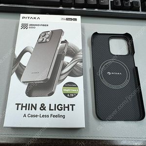 피타카 아이폰 15 프로맥스 케이스 600D 블랙 판매합니다~