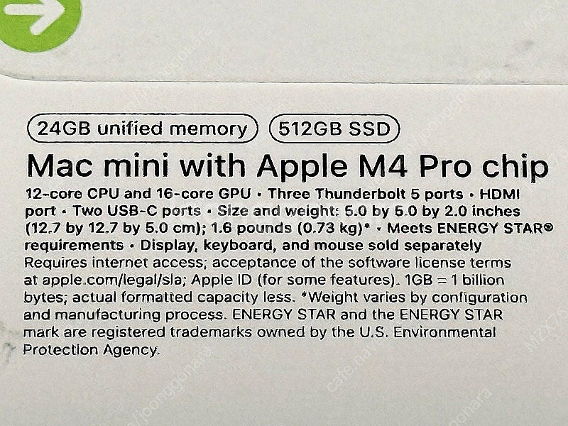 맥미니 M4 Pro 신품급 판매합니다.--2