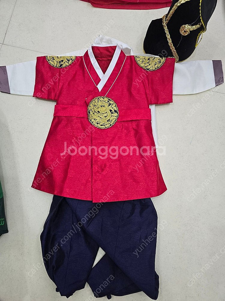 백설공주 왕비 곤룡포 익선관 임금님 한복 코스튬--4