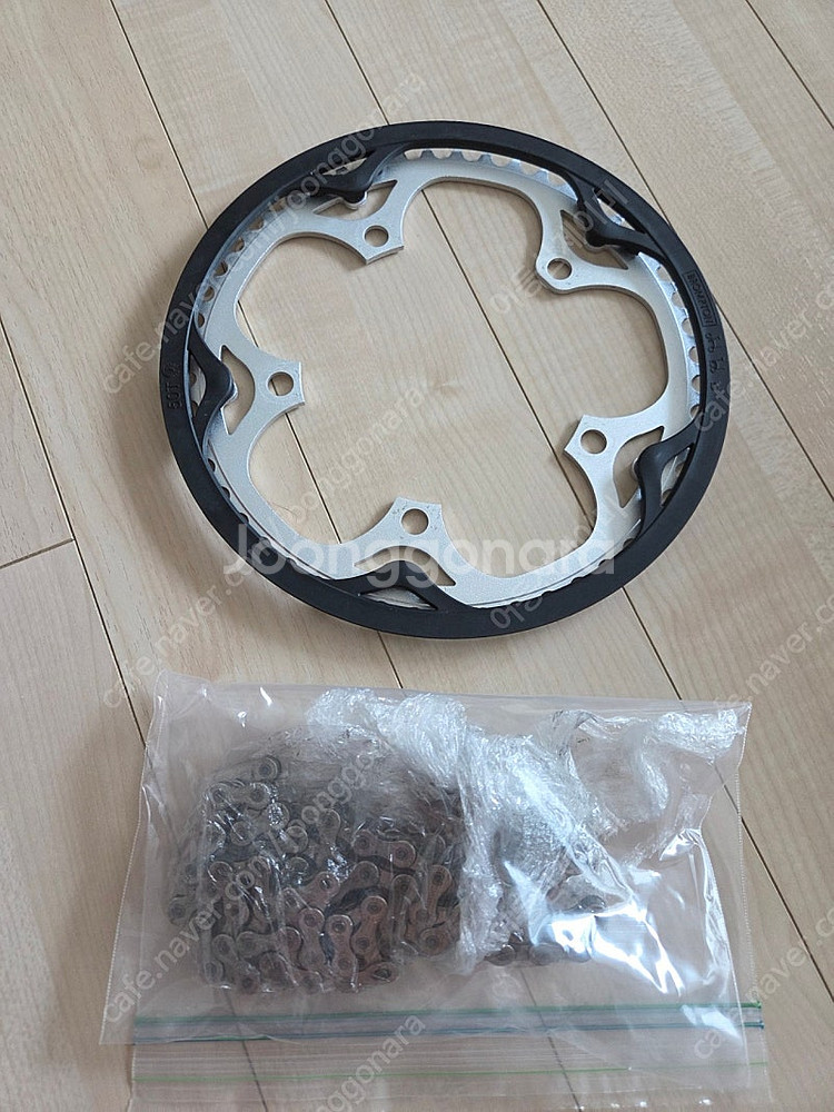 브롬톤 순정 체인링과 체인--0