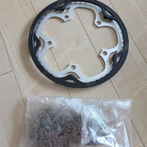 브롬톤 순정 체인링과 체인