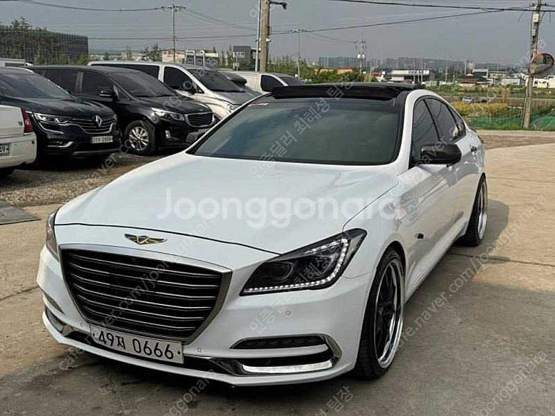 제네시스 G80 중고 제네시스 중고 가격 흰색 2017...--0