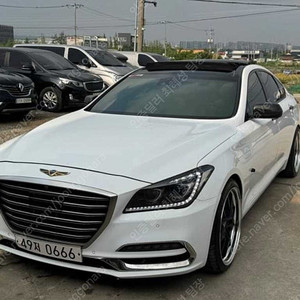 제네시스 G80 중고 제네시스 중고 가격 흰색 2017년식 3.8 GDI AWD 파이니스트 중고차구매
