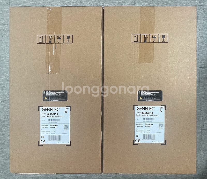 GENELEC 8341AP 다크 그레이 2통 신품(미개...--0