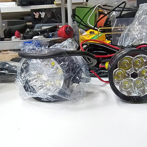 LED 보조 등 전조등 LED Work Light Spot Lamp Driving Fog 12 V 차 오토바이 + (Wiring harness + 릴레이 나이스 릴레이)