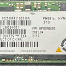 삼성 PM981a 2TB NVMe SSD