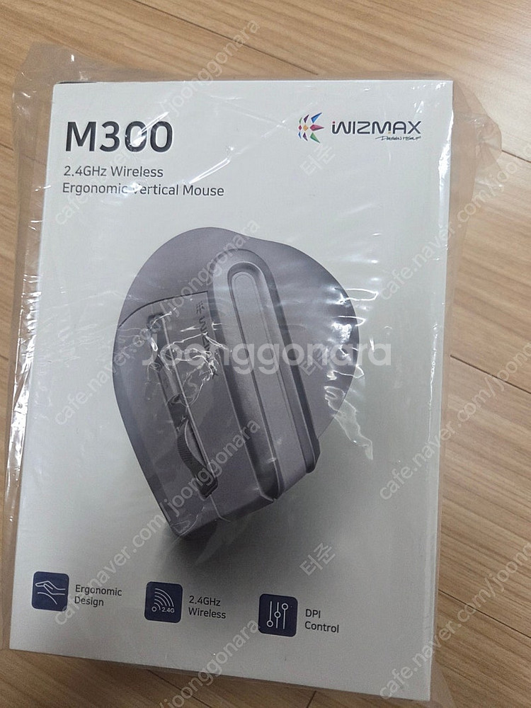 마이크로닉스M300 버티컬 마우스ㅡ미개봉ㅡ택포--0