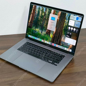 맥북프로 2019 16인치 i7 32G 1TB 그래픽 5500M 8G