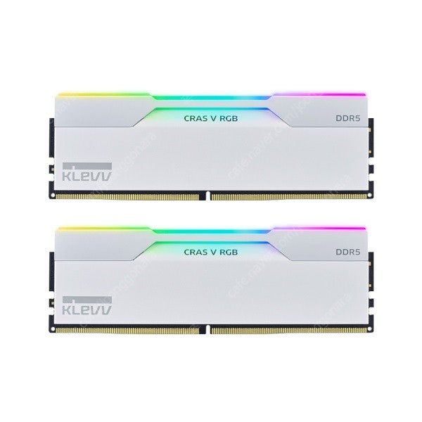 KLEVV DDR5 PC5-48000 CL30 CRAS V RGB WHITE 서린(32GB*2) 6000 [미개봉]