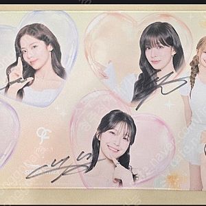 2025 프로미스나인 싸인 마우스패드 팝니다. (가격조율 가능)