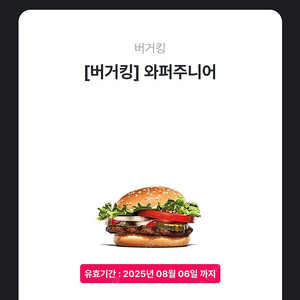 버거킹 와퍼주니어