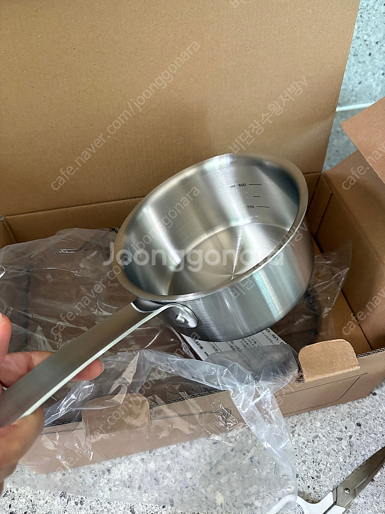 무인양품 냄비 밀크팬--1