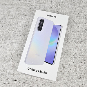 미개봉새상품] 갤럭시 A36 어썸라벤더색상 128G 39만원 판매합니다.