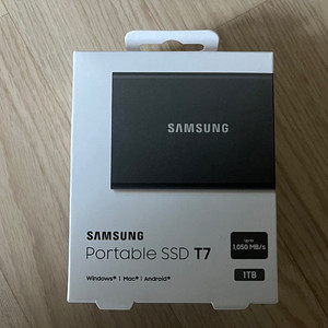 [미개봉] 삼성 포터블 SSD T7 1TB