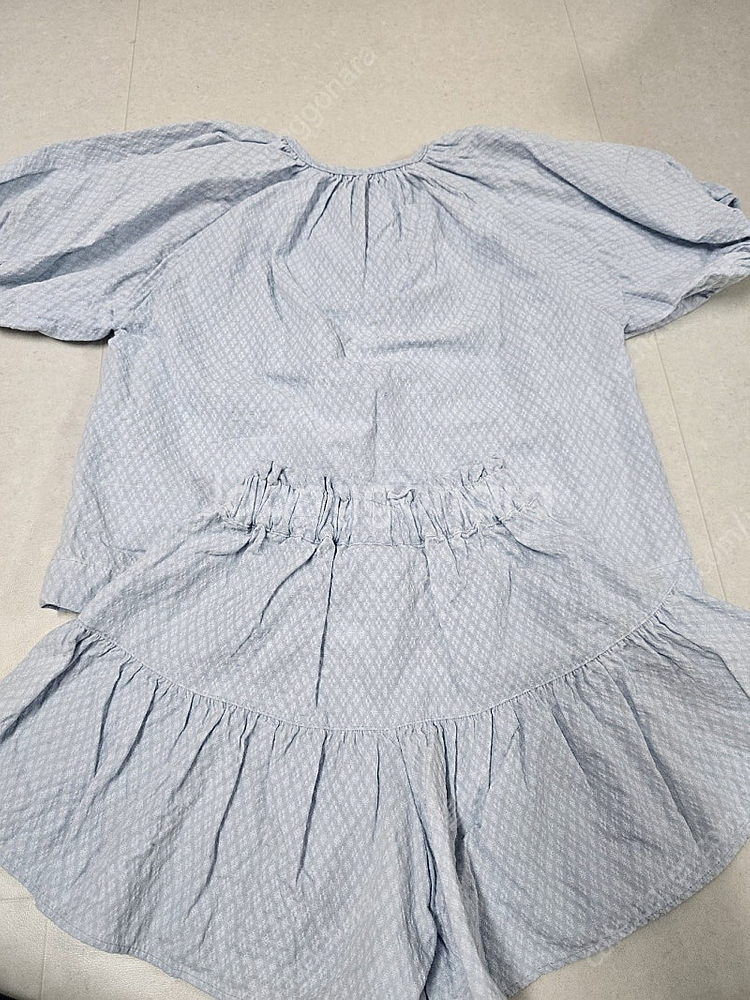 리미떼두두 딸기 셋업(블라우스+치마바지) XL(120)--4
