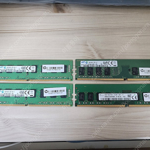 4GB 1Rx8 삼성, 하이닉스 정품 DDR4 램 RAM 데스크탑용